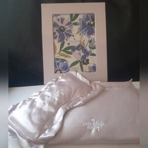 New Kate Spade Eye Mask/Cosmedic Pouch & Picture Frame New In Package